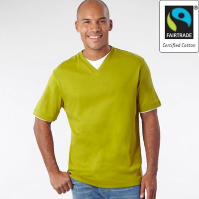 Lime v-neck t-shirt