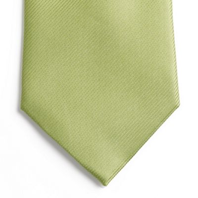 Light Green Textured Silk Tie