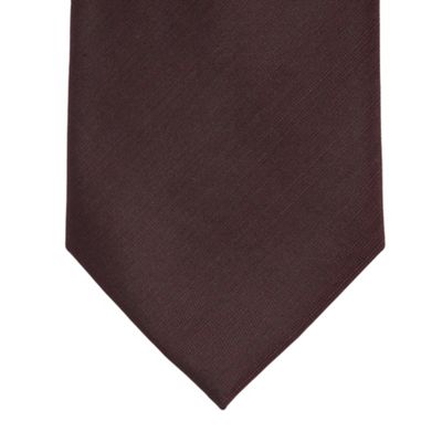 Designer wine textured tie