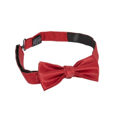 red herring Red lurex bow tie