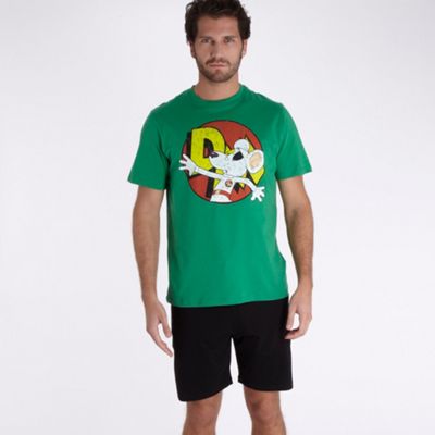 Debenhams Green Danger Mouse t-shirt and shorts set