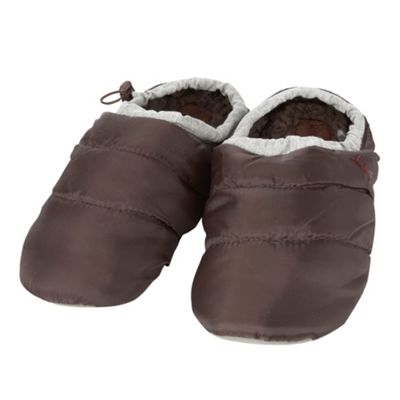Mantaray Brown nylon sleeping bag slippers