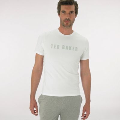 Ted Baker White logo crew neck t-shirt