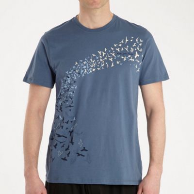 Blue graphic print t-shirt