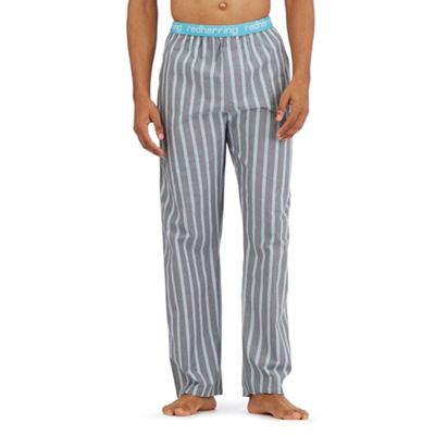 Mens striped pyjama online bottoms