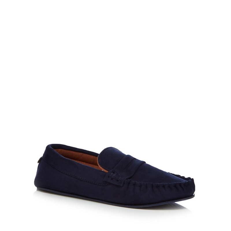 Hammond & Co. by Patrick Grant - Navy Microfibre Moccasin Slippers Review