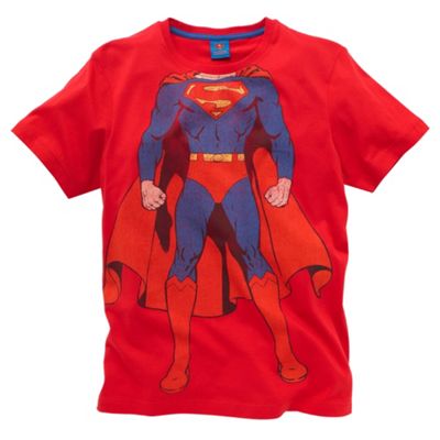Red headless Superman t-shirt