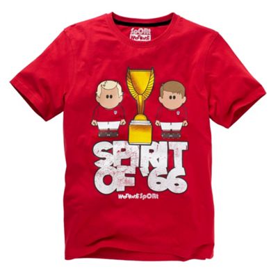 Red spirit of 66 World Cup t-shirt