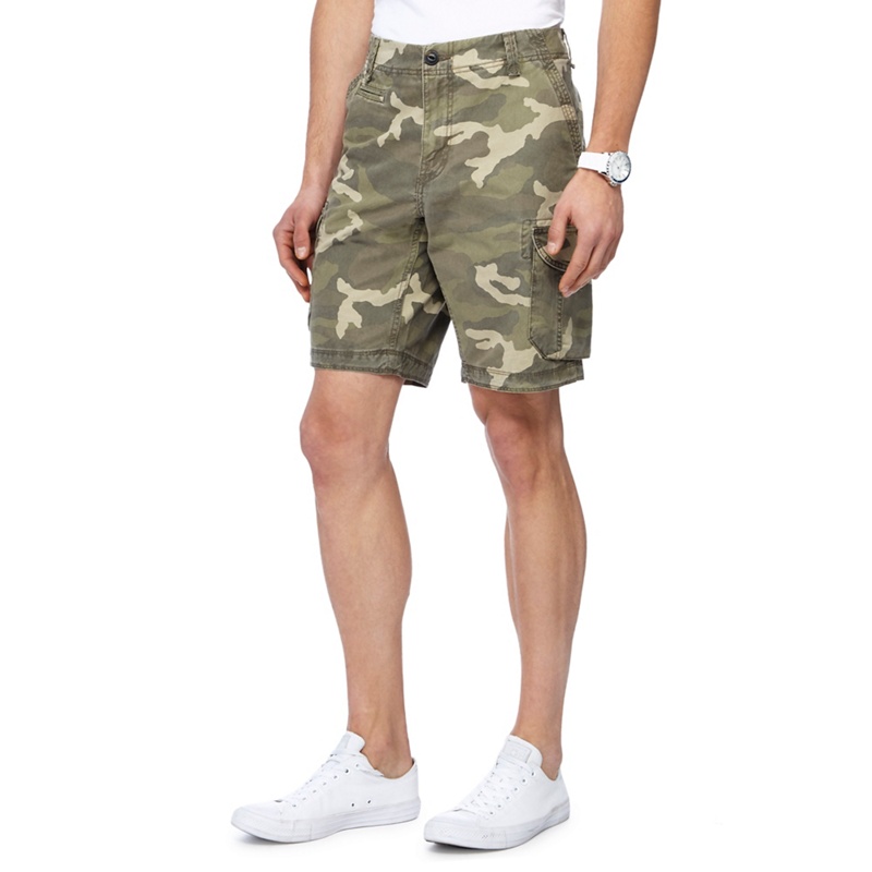 Red Herring - Khaki Camo Print Cargo Shorts Review