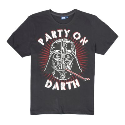 Red Herring Black Party on Darth t-shirt