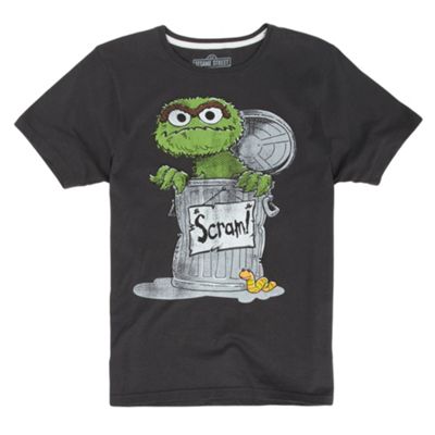 Grey Oscar the Grouch t-shirt