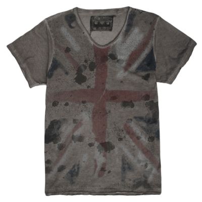Grey Union Jack t-shirt