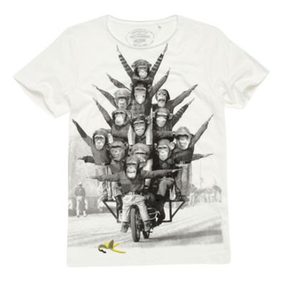 Red Herring Off white monkey t-shirt