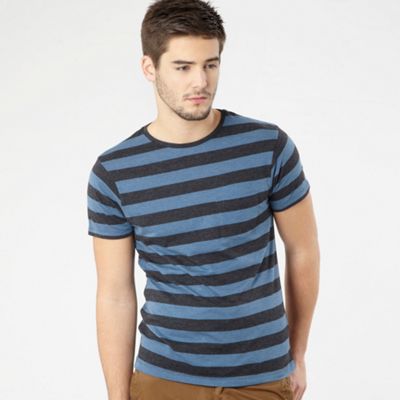 Dark turquoise marl stripe t-shirt