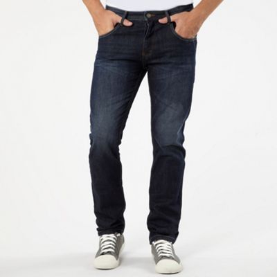 Dark blue slim leg jeans                                                                                                        