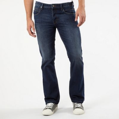 Dark wash bootcut jeans