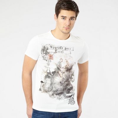 Red Herring Off white Penny Farthing t-shirt