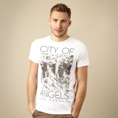 Red Herring White LA city print t-shirt