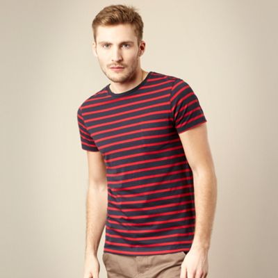Navy striped pocket t-shirt