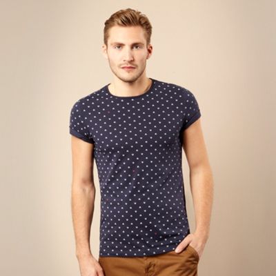 Navy all over bicycle t-shirt
