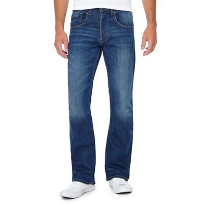 Red Herring - Dark blue bootcut jeans