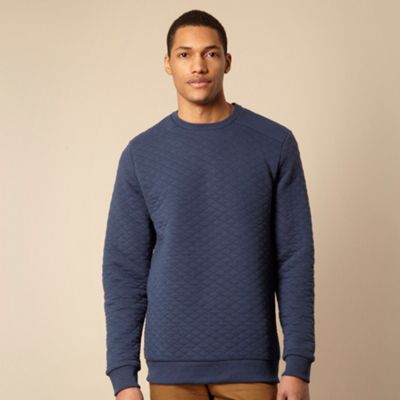 Dark blue quilted sweater                                                                                                       