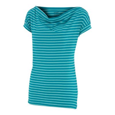 Light blue striped top