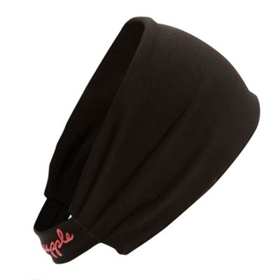 Black jersey headband