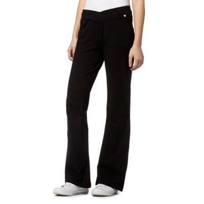 Pineapple black kick flared jogging bottoms                                                                                     