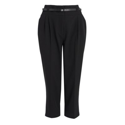 Red Herring Black peg belted trouser