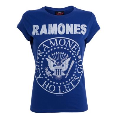 Red Herring Navy blue Ramones slogan t-shirt