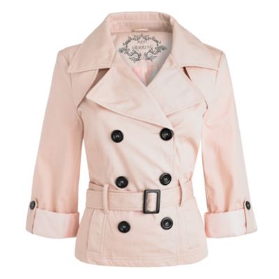 Red Herring Rose belted short jacket