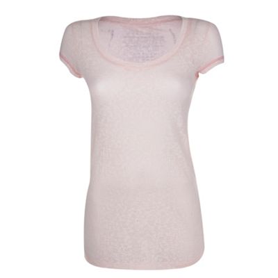 Pink burnout t-shirt