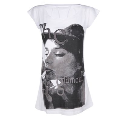White The Glamour t-shirt
