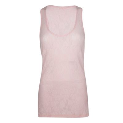 Red Herring Pink lace vest