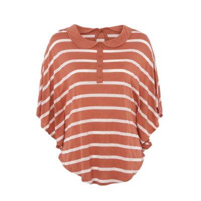 Red Herring Off white striped cape t-shirt