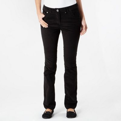 Black skinny cord trousers                                                                                                      