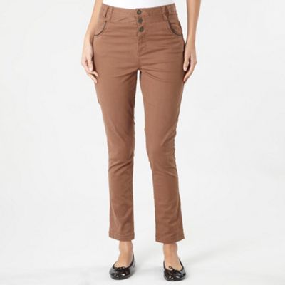 Light tan high waisted trousers