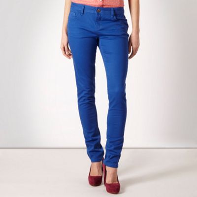 Royal blue skinny jeans