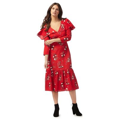 red herring midi dress