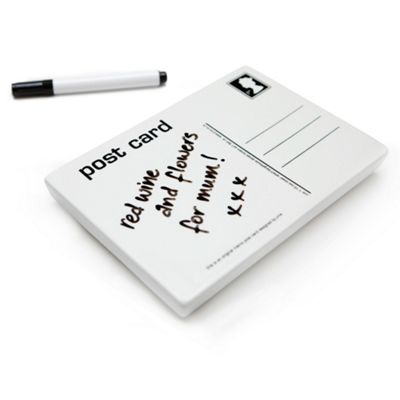 White ceramic memo pad