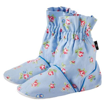 Blue rose feet warmers