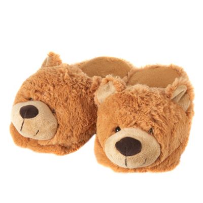 Brown bear slippers