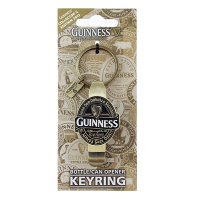 Gold bottle and can opener keyring                                                                                              