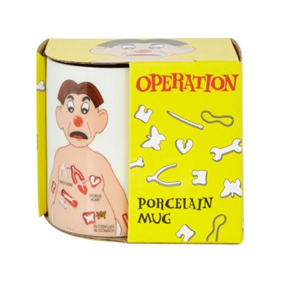 Porcelain 'Operation' mug                                                                                                       