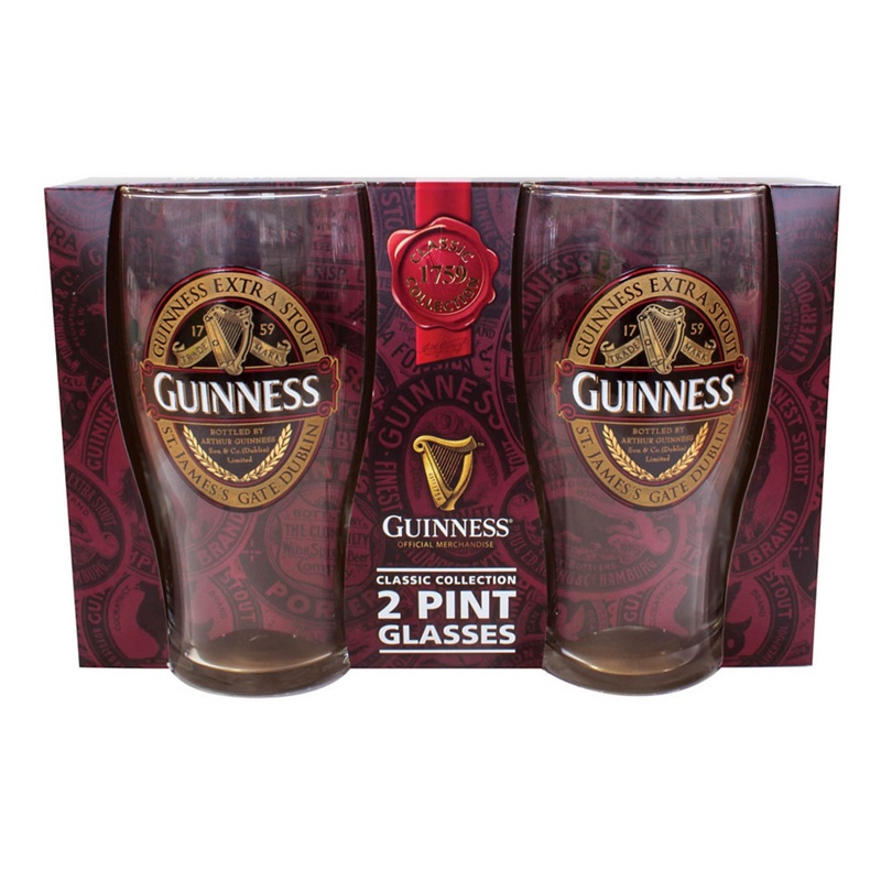 Guinness - Ruby Red - 2 Pint Glass Pack Review