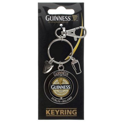 Guinness Spinner Keyring                                                                                                        