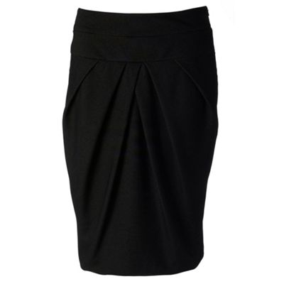 Black tulip skirt