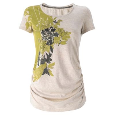 Natural floral logo t-shirt