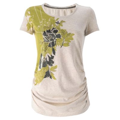 Natural floral logo t-shirt